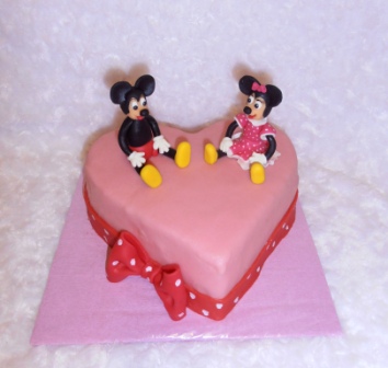 Mickey a Minnie na srdíčku