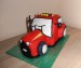 Červený traktor